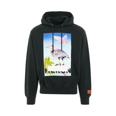 Heron Preston Heron Censored Hodie In Black