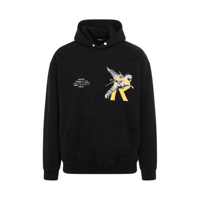 Represent Cotton Pegasus Hoodie In Black