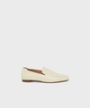 Recurate Mansur Gavriel Square Toe Loafer In Crema
