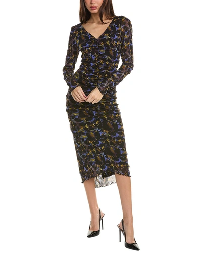 Diane Von Furstenberg Gypsy Midi Dress In Blue