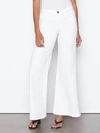 Frame Le Slim Palazzo Pocket Jean In White In White