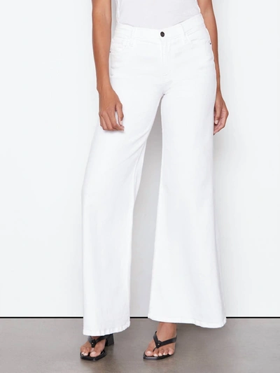 Frame Le Palazzo Jeans In Blanc In White