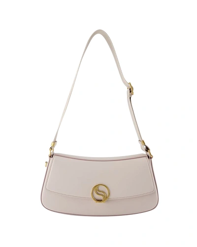 Stella Mccartney Small Chain Shoulder Bag In White