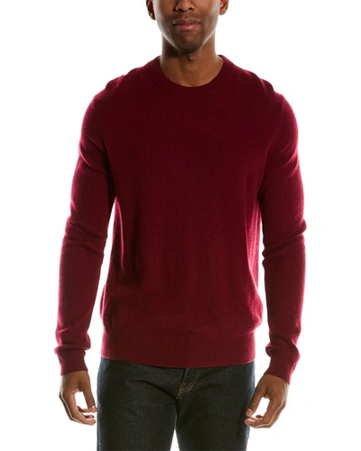 Magaschoni Tipped Cashmere Sweater In Wine