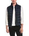 Herno Nuage Nylon Quilted Down Vest In Blue