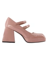 Nodaleto Bulla Babies Patent Leather Pumps In Beige
