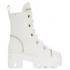 Giuseppe Zanotti Juliett Leather Ankle Boots In White