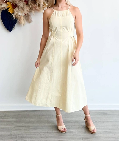 Sophie Rue Ysabel Poplin Dress In Yellow