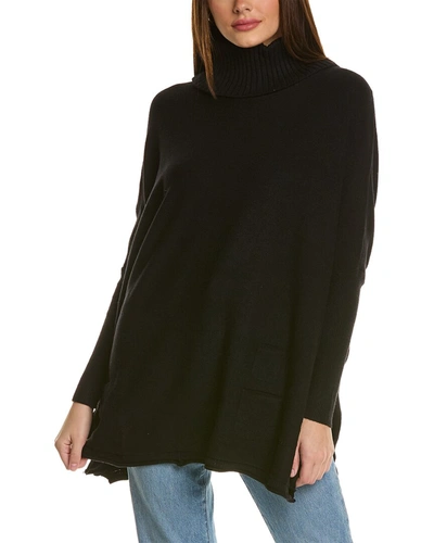 Renuar Cowl Sweater Tunic In Black