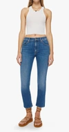 MOTHER MID RISE RIDER ANKLE JEAN IN RIGHT ON