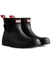 Hunter Neoprene Cuff Waterproof Chelsea Rain Boot In Black
