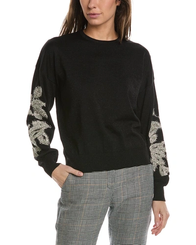 Yal New York Tinsel Sweater In Black