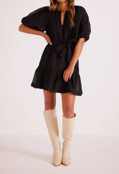 Minkpink Raven Mini Dress In Black