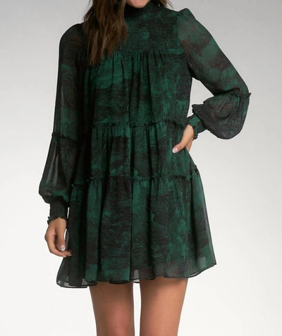 Elan Print Dress In Green