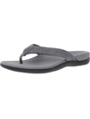 Vionic Tide Womens Flat Thong Sandals In Silver