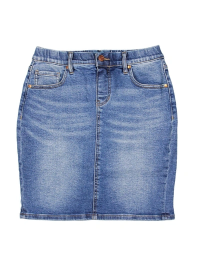 Jag Jeans Valentina Womens Denim High Rise Denim Skirt In Blue