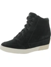 Sorel Out N About Ii Lace-up Wedge Sneakers Women's Shoes In Black