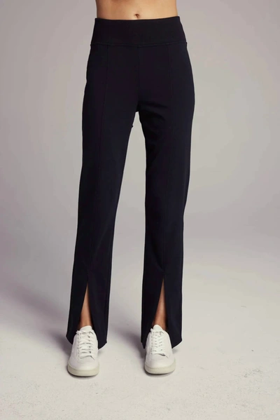 Sundays Cullen Split Front Pant In Black