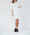 SAIL TO SABLE SUE TULLE DRESS IN WINTER WHITE