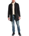 Herno Wool-blend Coat In Black