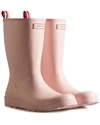Hunter Womens Red Original Play Tall Rubber Wellington Boots 4 In Pink