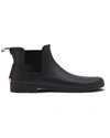 Hunter Refined Chelsea Boot In Black