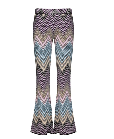 Minnie Rose Women's Chevron Pant In Multi Combo