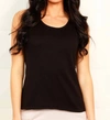 ANGEL APPAREL KNIT TANK IN BLACK