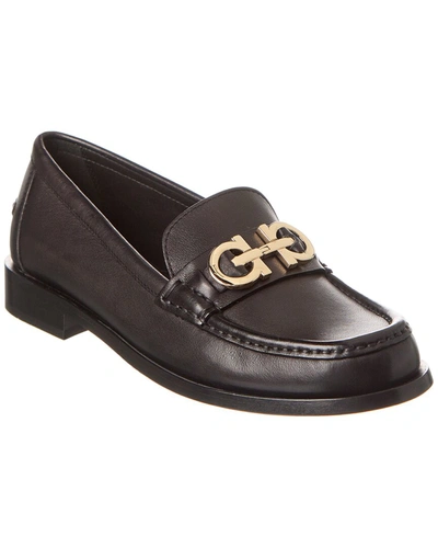 FERRAGAMO FERRAGAMO OFELIA LEATHER LOAFER