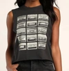 PRINCE PETER CASSETTE TAPE MUSCLE TANK IN BLACK