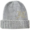 JUICY COUTURE CHENILLE JC STUD BEANIE HAT IN GRAY