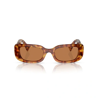 Miu Miu Woman Sunglasses Mu 08ys In Brown