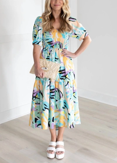 Crosby By Mollie Burch Wilder Dress In Paradise Palm In Multi