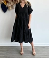 En Saison Alana Midi Dress In Black