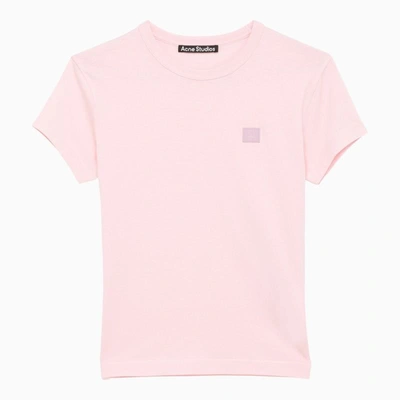 Acne Studios Light Crew-neck T-shirt In Pink