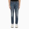 Dsquared2 Regular Blue Washed Denim Jeans Men In Blue