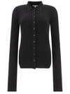 Nensi Dojaka Straight-point Collar Pleated Top In Black