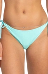 Roxy Juniors' Aruba Side-tie Bikini Bottoms In Aruba Blue