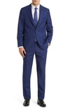 PETER MILLAR TAILORED FIT PLAID WOOL SUIT