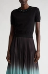 JASON WU COLLECTION BEADED DETAIL WOOL & CASHMERE SWEATER