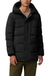 Canada Goose Long-sleeved Down Jacket In Black