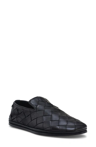 Bottega Veneta Sunday Black Nappa Lamb Leather Slippers