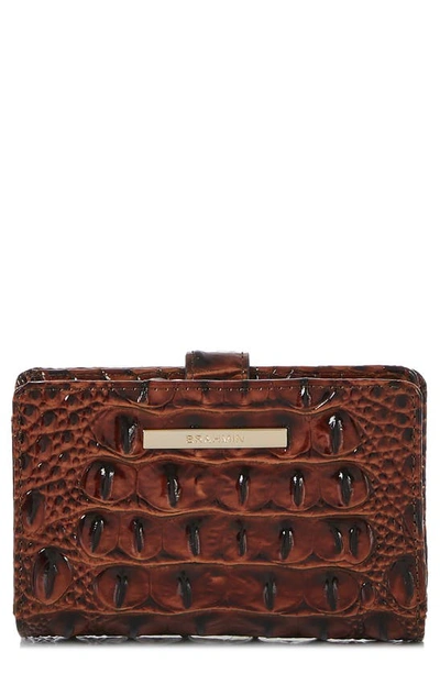 Brahmin Hannah Leather Wallet In Pecan Melbourne