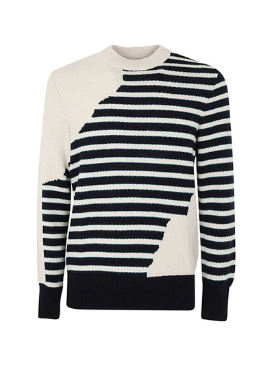 Saint James Long Sleeves Turtle Neck Sweater In Multicolour