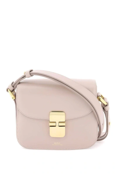 Apc Grace Mini Bag In Grey,pink