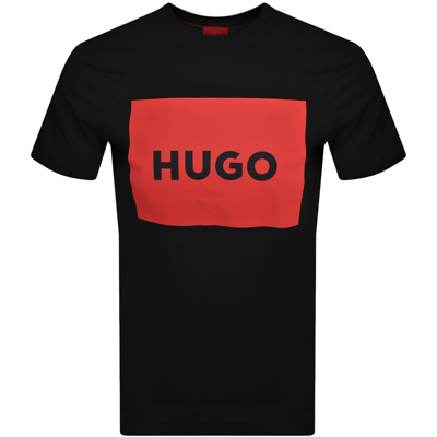 HUGO HUGO DULIVE CREW NECK T SHIRT BLACK