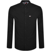 TOMMY JEANS TOMMY JEANS OXFORD LONG SLEEVE SHIRT BLACK