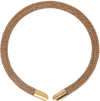 RABANNE GOLD PIXEL TUBE CHOKER NECKLACE