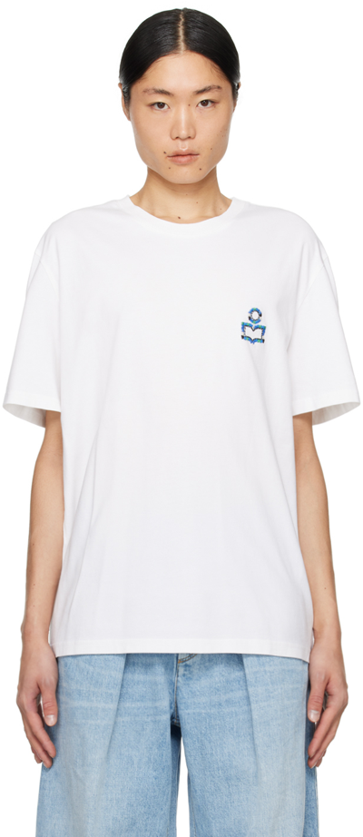 ISABEL MARANT WHITE HUGO T-SHIRT