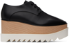 STELLA MCCARTNEY BLACK ELYSE PLATFORM DERBYS